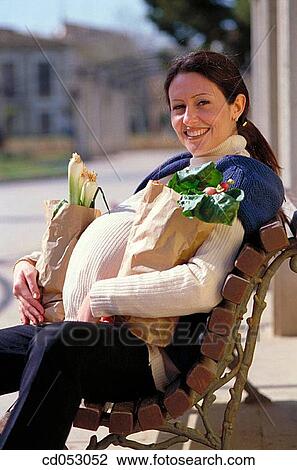 bag, bench, brunette View Large Photo Image Stock Image - bag, bench, brunette. Fotosearch