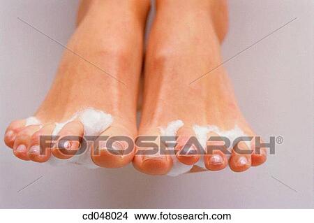 Picture - barefoot, beauty, Beauty Care, body, Body part. Fotosearch