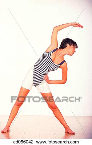 barefoot, calisthenics, brunette, activity View Large Photo Image Stock Image - barefoot, calisthenics, brunette, activity. Fotosearch