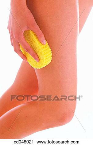 Stock Image - bath, bathing, beauty, Beauty Care, body. Fotosearch