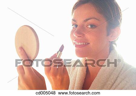 bathrobe, beauty, Beauty Care, brunette View Large Photo Image Stock Photo - bathrobe, beauty, Beauty Care, brunette. Fotosearch