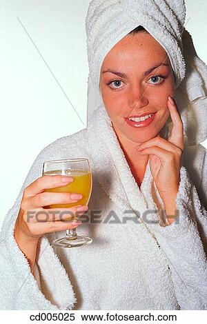 bathrobe, beauty, Beauty Care View Large Photo Image Stock Photography - bathrobe, beauty, Beauty Care. Fotosearch