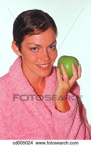 bathrobe, Beauty Care, beauty, apple View Large Photo Image Picture - bathrobe, Beauty Care, beauty, apple. Fotosearch