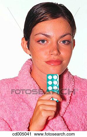 bathrobe, brunette, Beauty Care, beauty, aspirin View Large Photo Image Stock Image - bathrobe, brunette, Beauty Care, beauty, aspirin. Fotosearch
