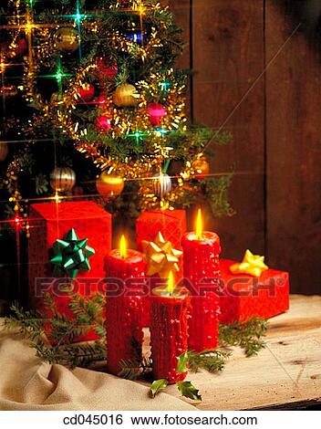 Stock Photograph - bauble, candle, celebrate, celebration, Christmas, Christmas decoration. Fotosearch
