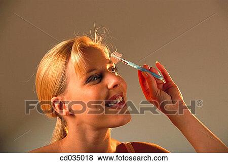 beauty, brush, blond, Beauty Care, activity View Large Photo Image Stock Photo - beauty, brush, blond, Beauty Care, activity. Fotosearch