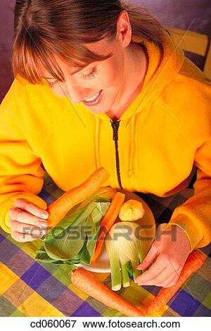 beauty, carrot, brunette, Beauty Care, activity View Large Photo Image Stock Photo - beauty, carrot, brunette, Beauty Care, activity. Fotosearch