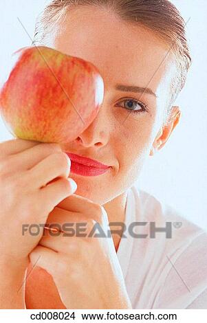 Picture - beauty, Close-up, Beauty Care, apple. Fotosearch