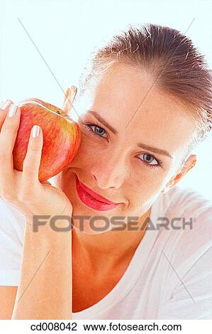 beauty, Close-up, Beauty Care, apple View Large Photo Image Stock Image - beauty, Close-up, Beauty Care, apple. Fotosearch