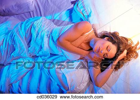 bed, bedroom, at-home View Large Photo Image Stock Photo - bed, bedroom, at-home. Fotosearch
