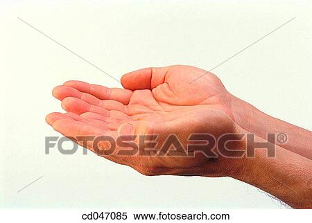 Stock Photography - beg, beggar, begging, clipping path, Close-up. Fotosearch