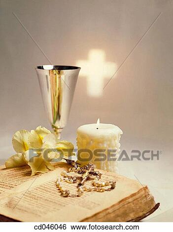 Bible, book, candle, ceremony, chalice, Christian View Large Photo Image Stock Photograph - Bible, book, candle, ceremony, chalice, Christian. Fotosearch