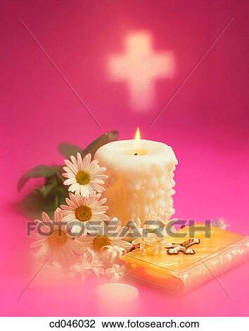 Bible, book, candle, Christian, Christianity, Close-up View Large Photo Image Stock Image - Bible, book, candle, Christian, Christianity, Close-up. Fotosearch