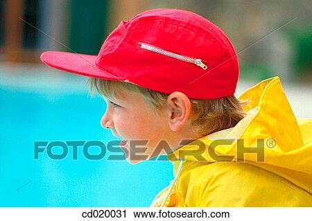 blond, boy, cap, child, childhood View Large Photo Image Stock Image - blond, boy, cap, child, childhood. Fotosearch