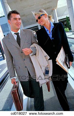 blond, businessman, business, briefcase, airport View Large Photo Image Stock Photo - blond, businessman, business, briefcase, airport. Fotosearch