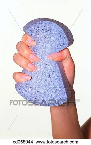 Picture - blue, cleaning, clean, clasp, activity. Fotosearch