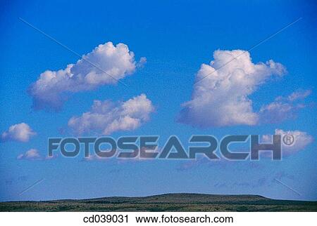 Stock Image - blue, cloud, day, deserted, horizon. Fotosearch
