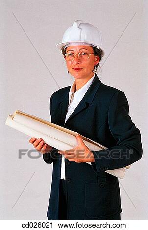 blueprint, clipping path, brunette, architect View Large Photo Image Stock Image - blueprint, clipping path, brunette, architect. Fotosearch