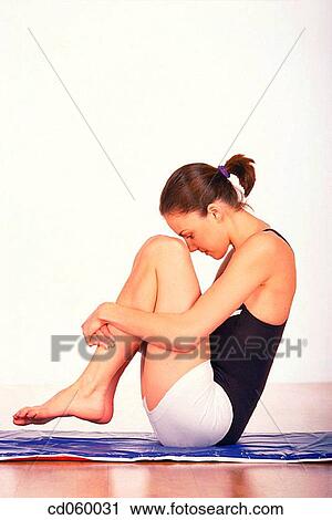 Body care, calm, brunette, ability View Large Photo Image Stock Image - Body care, calm, brunette, ability. Fotosearch