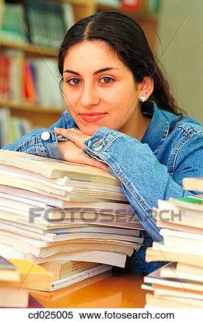 book, College student, brunette, adolescence View Large Photo Image Stock Photography - book, College student, brunette, adolescence. Fotosearch