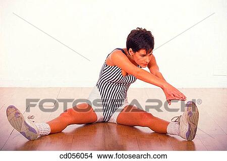 brunette, calisthenics, activity View Large Photo Image Picture - brunette, calisthenics, activity. Fotosearch