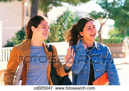 brunette, companion, College student, adolescence View Large Photo Image Stock Photo - brunette, companion, College student, adolescence. Fotosearch