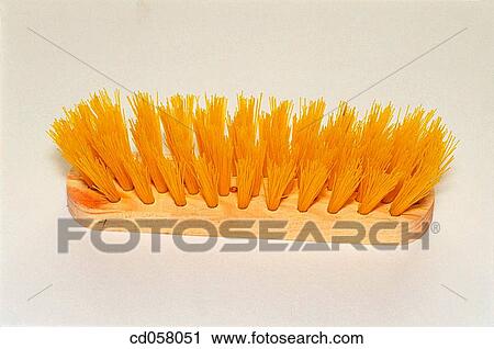 Stock Image - brush, clean, cleaning, Close-up, contemporary. Fotosearch