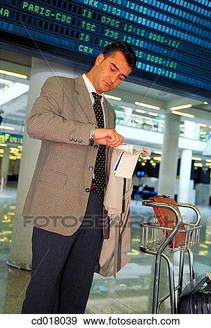 business, businesspeople, businessman, airport View Large Photo Image Stock Photo - business, businesspeople, businessman, airport. Fotosearch