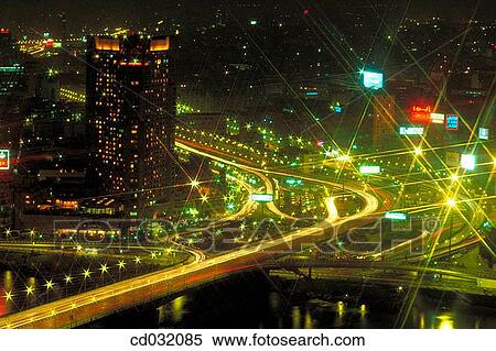 Cairo at night, Egypt View Large Photo Image Stock Photography - Cairo at night, Egypt. Fotosearch