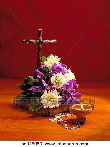 Stock Photo - Christian, Christianity, Close-up, concept, cross. Fotosearch