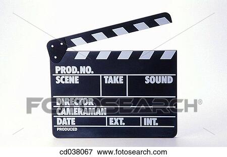 Stock Photo - Clapperboard. Fotosearch