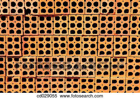Stock Photography - Close-up, abundance, brick, background, abundant, abstract. Fotosearch