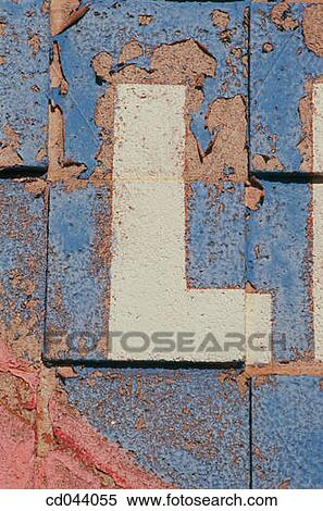 Close-up, alphabet, character, blue, background, aged View Large Photo Image Stock Photography - Close-up, alphabet, character, blue, background, aged. Fotosearch