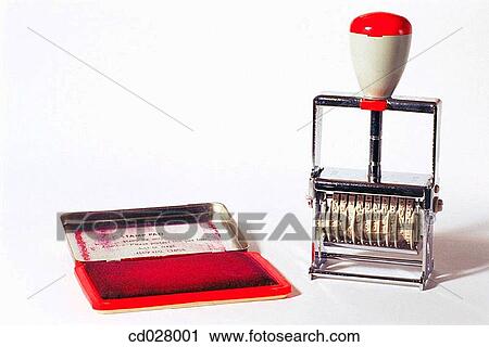 Date stamp and ink pad View Large Photo Image Stock Image - Date stamp and ink pad. Fotosearch