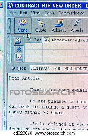 Stock Image - E-Mail. Fotosearch