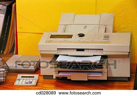 Stock Photo - Fax machine. Fotosearch