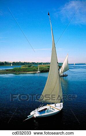 Feluccas in the Nile. Aswan View Large Photo Image Stock Image - Feluccas in the Nile. Aswan. Fotosearch