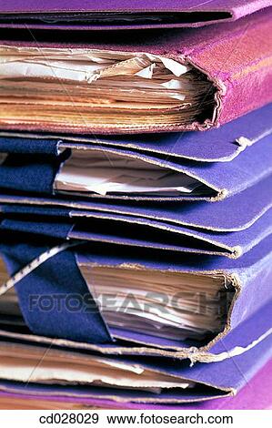Stock Photo - Files. Fotosearch