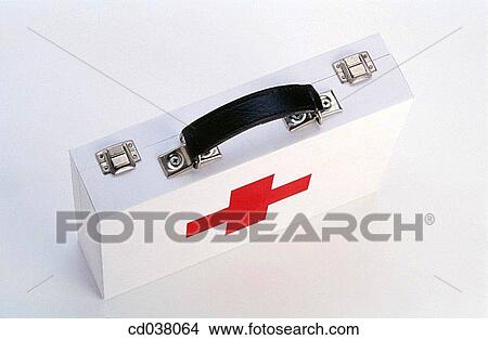 Picture - First aid kit. Fotosearch