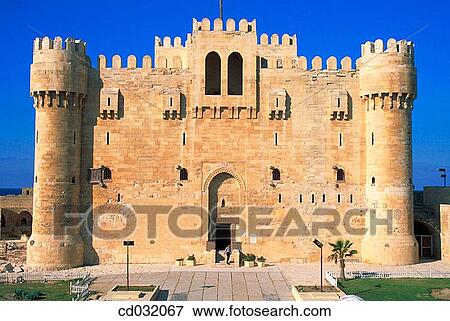 Fort of Qaitbay. Alexandria View Large Photo Image Stock Photo - Fort of Qaitbay. Alexandria. Fotosearch