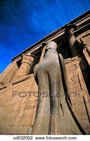 Horus, egyptian god in the form of a falcon. Temple of Horus. Edfu. Aswan View Large Photo Image Stock Image - Horus, egyptian god in the form of a falcon. Temple of Horus. Edfu. Aswan. Fotosearch