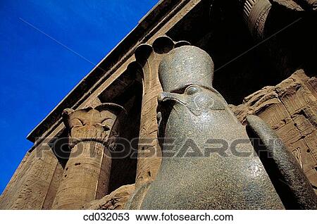 Horus, egyptian god in the form of a falcon. Temple of Horus. Edfu. Aswan View Large Photo Image Stock Image - Horus, egyptian god in the form of a falcon. Temple of Horus. Edfu. Aswan. Fotosearch
