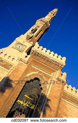 Ibrahim Mosque, Alexandria, Egypt View Large Photo Image Stock Photo - Ibrahim Mosque, Alexandria, Egypt. Fotosearch