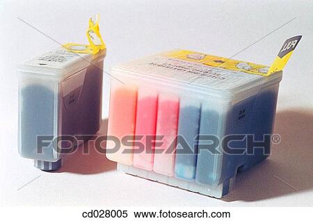 Inkjet printer cartridges View Large Photo Image Stock Photography - Inkjet printer cartridges. Fotosearch