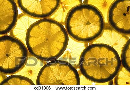 Stock Image - Lemon slices. Fotosearch