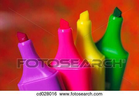Marker pens View Large Photo Image Stock Photograph - Marker pens. Fotosearch
