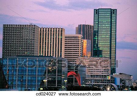 Office buildings. La Defense. Paris. France View Large Photo Image Stock Photo - Office buildings. La Defense. Paris. France. Fotosearch