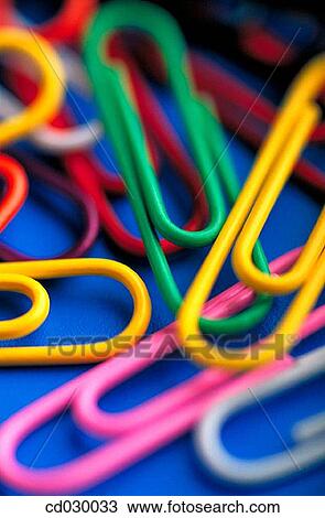 Stock Image - Paper clips. Fotosearch