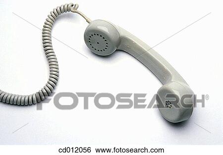 Stock Photograph - Phone receiver. Fotosearch