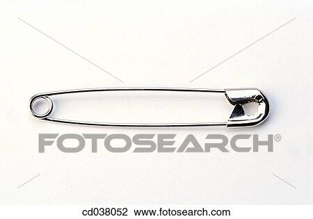 Stock Image - Safety pin. Fotosearch